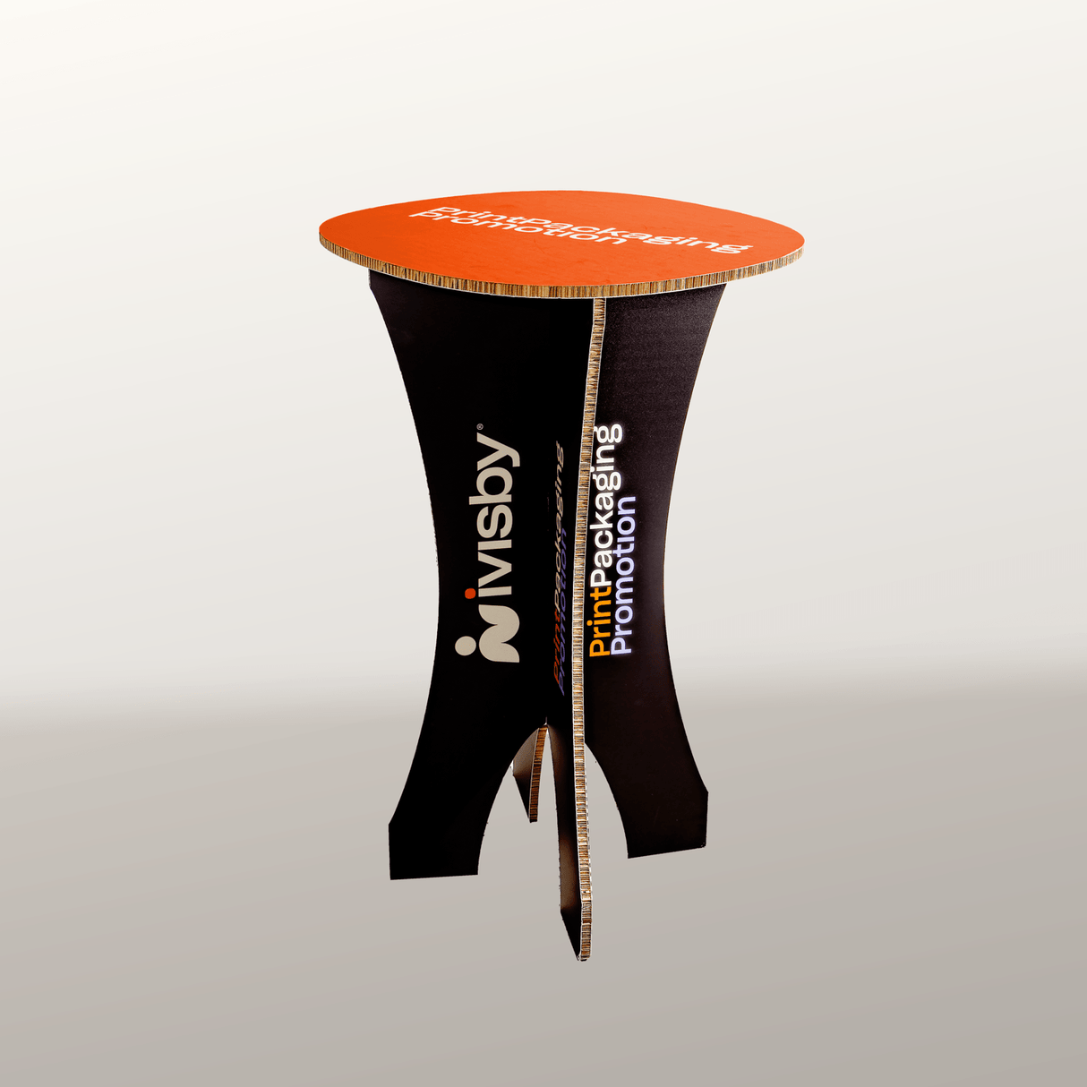 Ståbord med tryck i ett stadigt pansarwell.